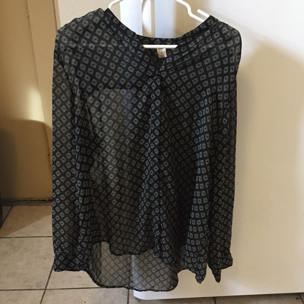 Sheer blouse